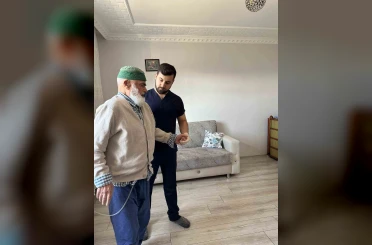 Kovancılar’da bir ilk: Evde fizik tedavi uygulaması 