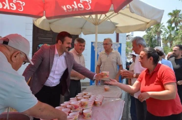 Köyceğiz’de aşure ikramına yoğun ilgi 