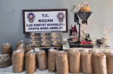 Kozan’da tütün operasyonu: 1 tutuklama 