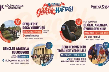 Küçükçekmece’de 19 Mayıs Gençlik Haftası etkinlikleri başlıyor 