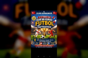 Kur’an kursları arası Futbol turnuvası düzenleniyor 