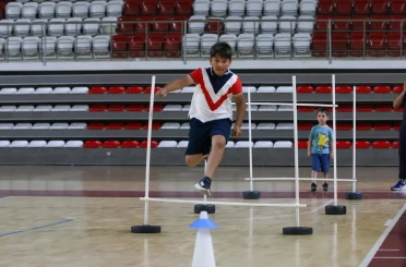 Kur’an kursu öğrencileri sporla buluştu 