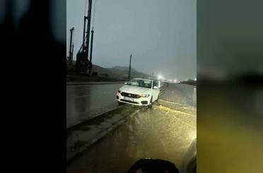 Kurtalan’da maddi hasarlı kaza 