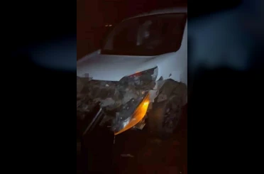 Kurtalan’da maddi hasarlı kaza 