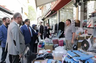 Kütahya Saman Pazarı’nda Sokak Sağlıklaştırma Projesi için inceleme
