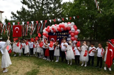 Kütahya’da 15 Temmuz’un 10. yılında Kur’an kursu öğrencilerinden anma programı 