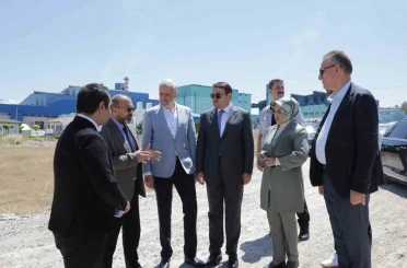 Kütahya’da demiryolu bağlantılı lojistik merkez projesinde son durum incelendi 