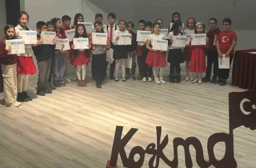 Kütahya’da ilkokul öğrencilerine yönelik "İstiklâl Marşı’nı Ezberden Okuma Yarışması" düzenlendi 