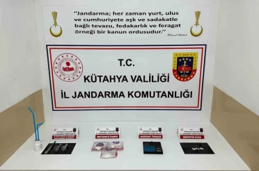 Kütahya’da jandarmadan uyuşturucu operasyonu: 1 tutuklama 
