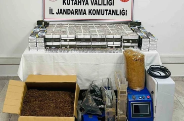 Kütahya’da kaçak tütün operasyonu 