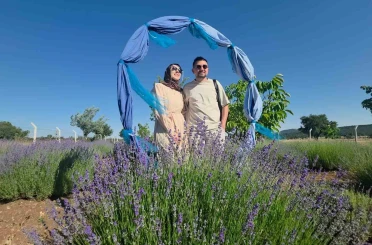 Kütahya’da lavanta bahçesi kırsal turizmin gözdesi oldu 