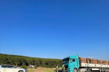 Kütahya’da orman emvali yüklü araçlara sıkı denetim 
