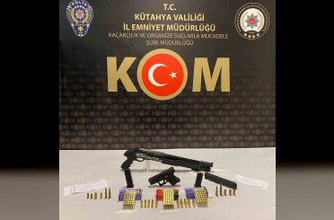 Kütahya’da tefecilik ve silah ticareti operasyonu 