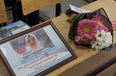 Kutsal topraklarda hayatını kaybeden öğrenci için anma programı 