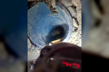 Kuyuya düşen yavru köpek kurtarıldı 