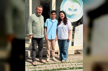 LGS’de Ağrı il birincisi olan Muhammed Yusuf Işık Patnos’un gururu oldu 