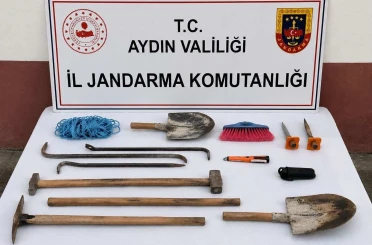 Magnesia Antik Kenti’nde kaçak kazıya suçüstü: 3 şüpheli yakalandı 