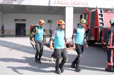 Malatya Eğitim ve Araştırma Hastanesi’nde yangın tatbikatı 