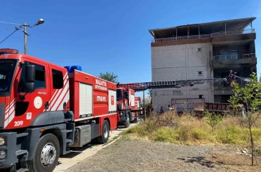Malatya’da ev yangını korkuttu 