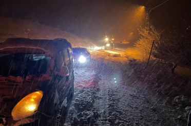 Malatya’da kar yağışı ulaşımı olumsuz etkiledi 