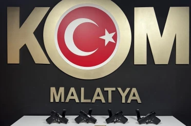 Malatya’da KOM’dan ruhsatsız silah operasyonu: 7 gözaltı 