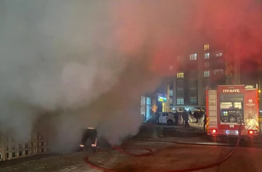 Malatya’da konteyner yangını 