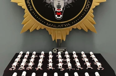 Malatya’da otogarda 2 bin 970 adet sentetik hap ele geçirildi 