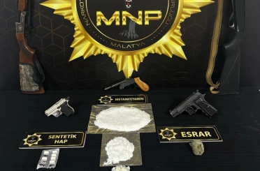 Malatya’da uyuşturucu operasyonunda 7 tutuklama 