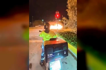 Maltepe Sahili’nde kazada otomobil alev topuna döndü: 2’si ağır 4 yaralı 