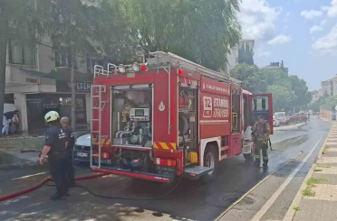 Maltepe’de elektrikli araç alev topuna döndü 