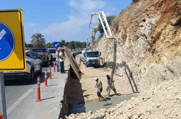 Manavgat çevre yolunda sel baskınları sona erecek 