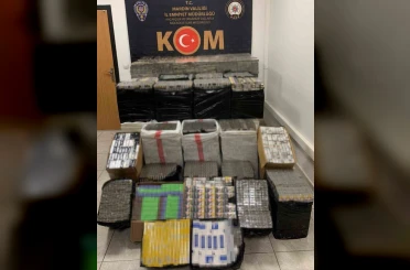 Mardin’de 40 bin paket kaçak sigara ele geçirildi 