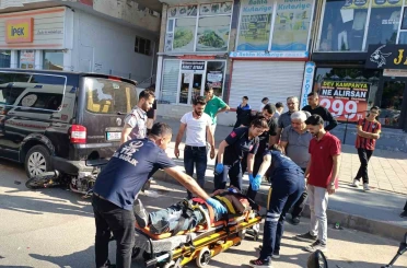 Mardin’de otomobil ile motosiklet çarpıştı: 1 yaralı 