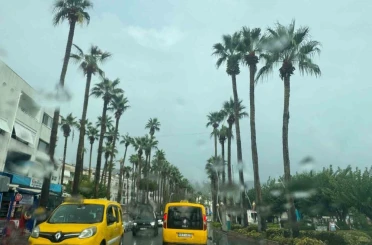 Marmaris’e sonbaharın ilk yağmuru düştü 