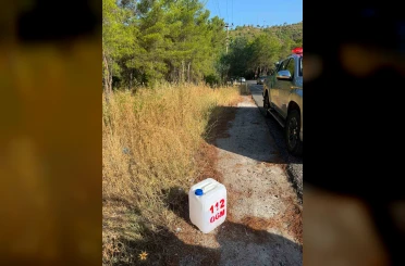 Marmaris’te kritik noktalara ilk müdahale için su bidonu 