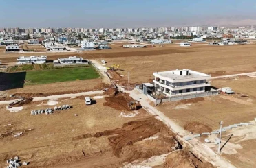 MARSU, yeni imar alanları için atıksu hattı döşeme çalışması başlattı 
