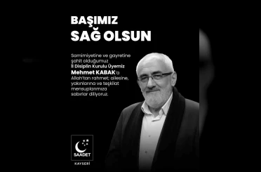 Mehmet Kabak hayatını kaybetti 