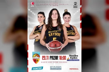 Melikgazi Basketbol taraftarı maçı ücretsiz izleyecek 