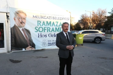 Melikgazi Belediyesi Ramazan ayının bereketini iftar çadırlarında paylaşıyor 