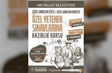 Melikgazi Belediyesi’nden geleceğin sanatçılarına büyük destek 