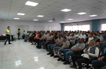 Melikgazi’den saha çalışanlarına trafik eğitimi 