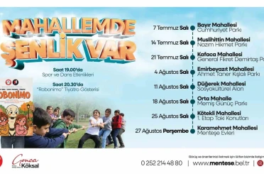 Menteşe Belediyesi’nden çocuklara özel yaz şenliği 