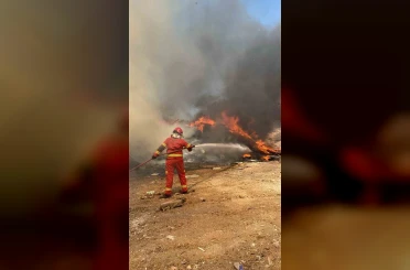 Menteşe’de korkutan araç yangını: Otomobil küle döndü 