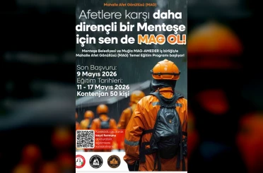 Menteşe’de Mahalle Afet Gönüllülüğü için kayıtlar başladı 