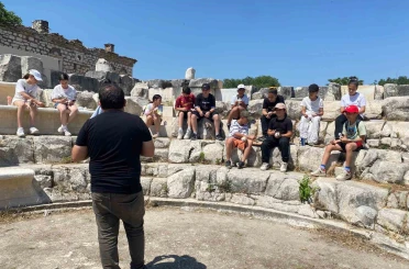 Menteşeli gençler tarih ve sanatla buluştu 