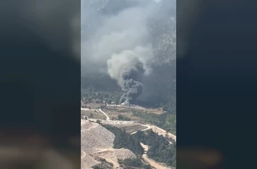 Mermer ocağındaki şantiye barakasında çıkan yangında 1 işçi hayatını kaybetti 