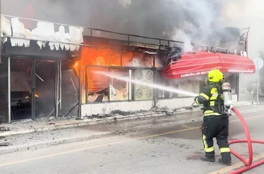 Mersin’de ekmek fırınında yangın 