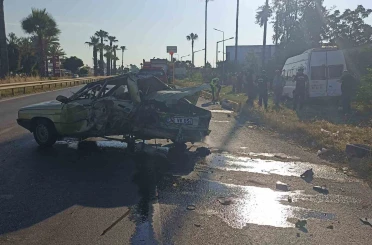 Mersin’de zincirleme trafik kazası: 1 ölü 