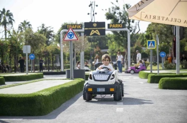 Mersin’deki Trafik Park, ara tatilde çocuklarla dolup taştı 