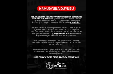 Mesir Festivali konserleri ertelendi 